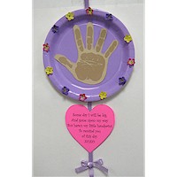 How To Make Mother's Day Handprint Poem Craft