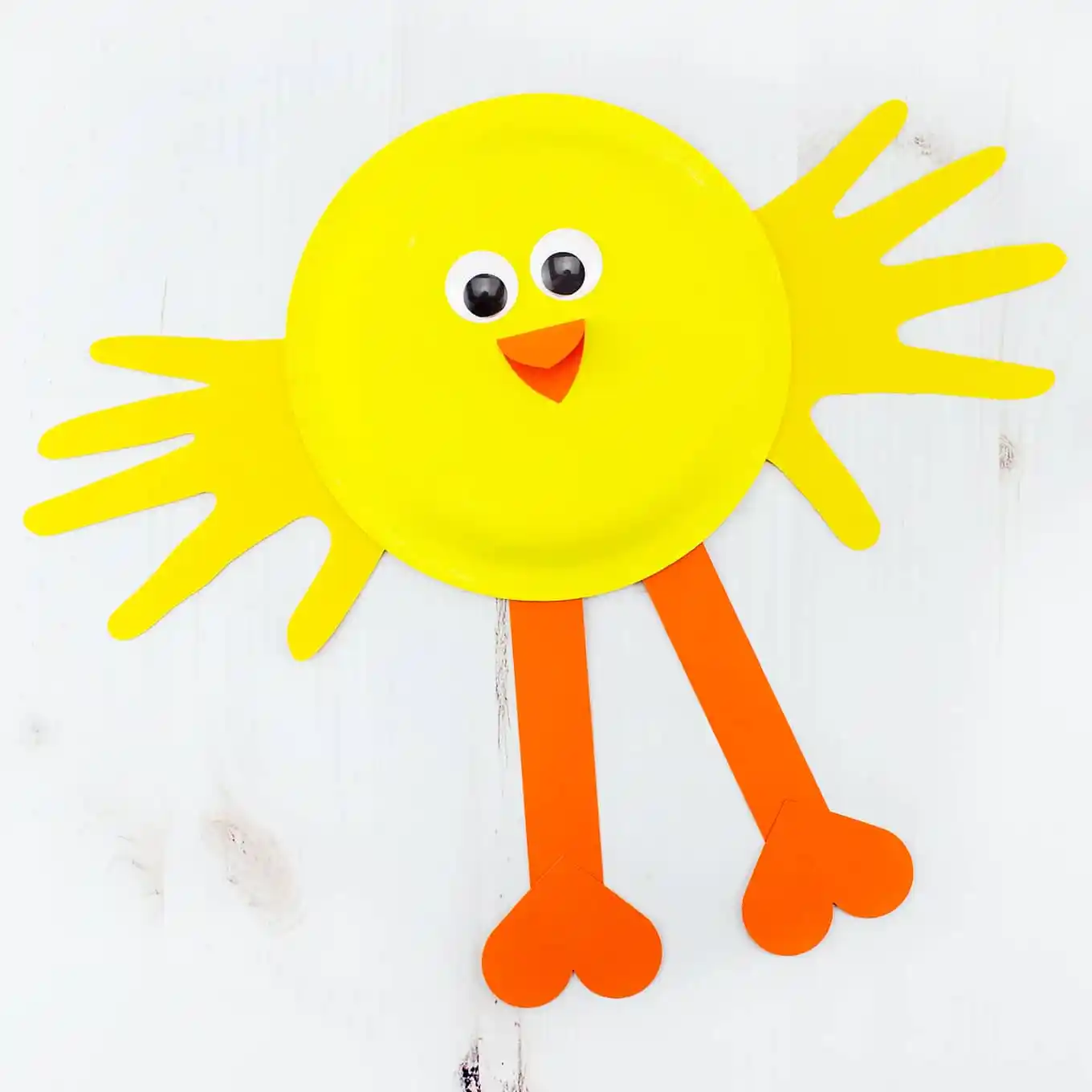How To Make Poultry Day Paper Plate Chick Craft For Kids