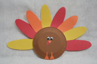 How To Make Turkey Craft With Paper Plate