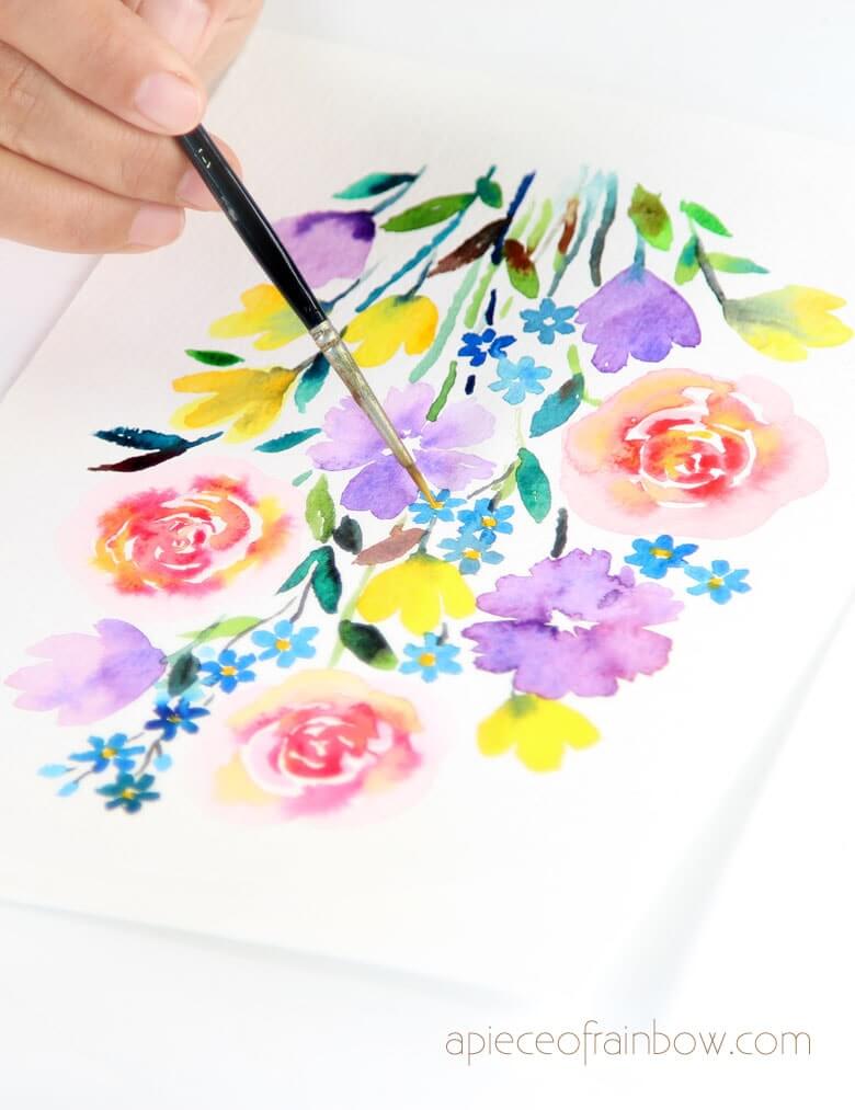 How To Make Watercolor Painting In 30 Minutes
