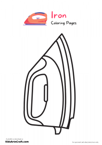 Iron Coloring Pages For Kids-Free Printable - Kids Art &amp; Craft