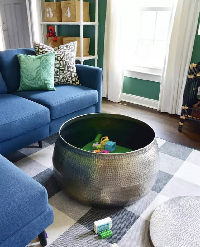 Large Storage Bin Basket For Living Room