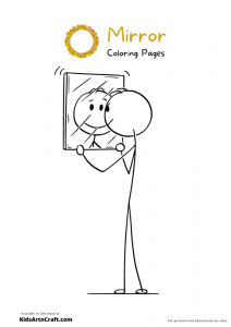 Mirror Coloring Pages For Kids – Free Printables - Kids Art &amp; Craft