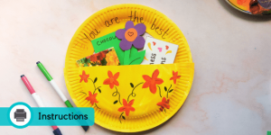 Mother’s Day Paper Plate Crafts for Kids - Kids Art & Craft