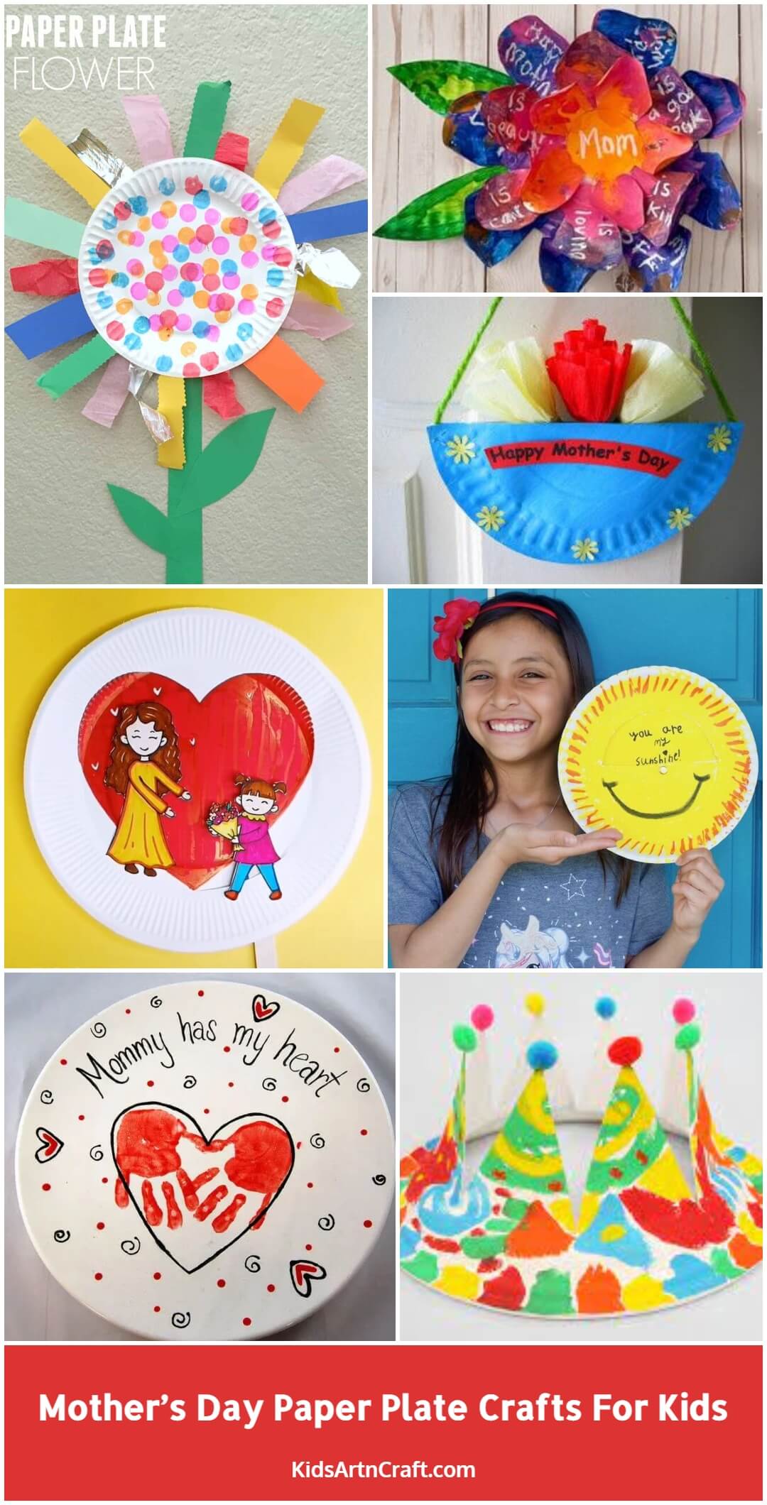 Mother’s Day Paper Plate Crafts for Kids