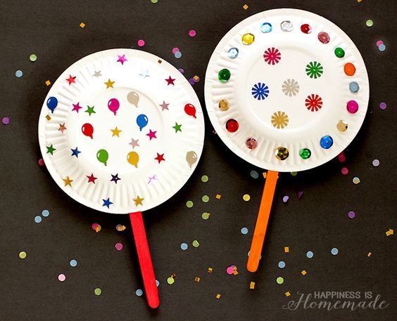 New Year's Eve Party Decoration Craft Idea For Kids