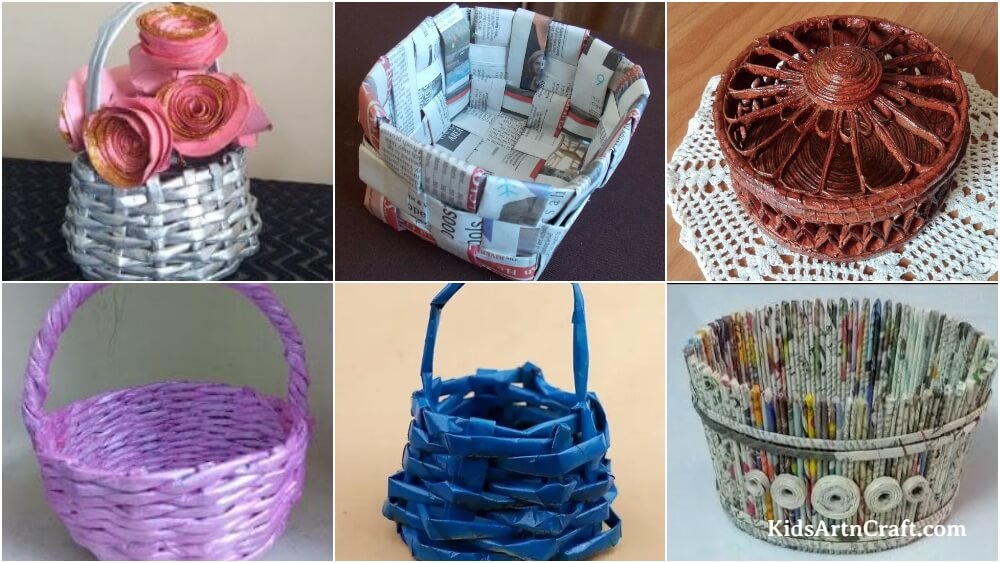 Newspaper Basket Ideas