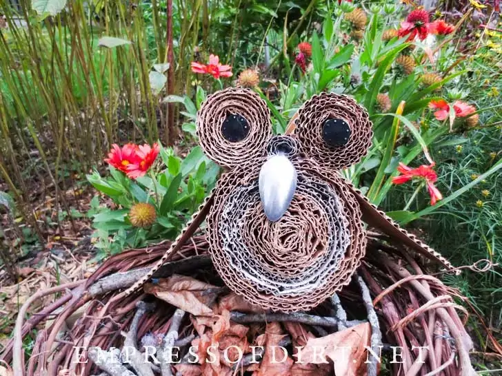 Owl Craft Idea Using Cardboard