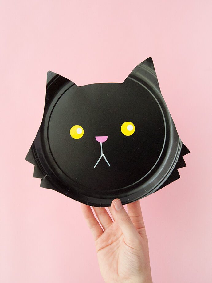 Cat Paper Plate Crafts for Kids