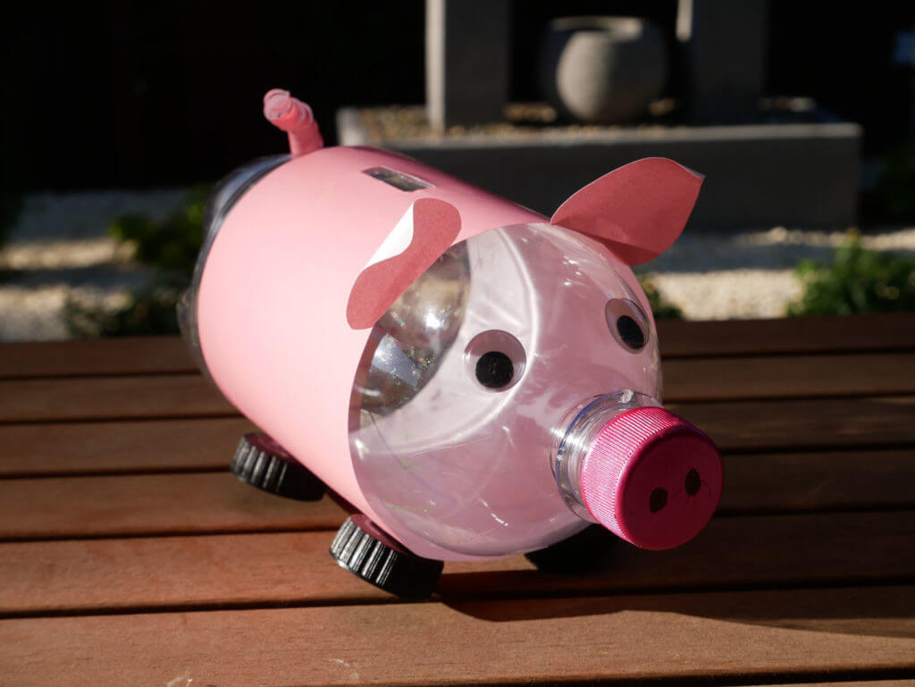 Piggy Bank Craft Idea Step By Step Using Recycled Plastic Bottle
