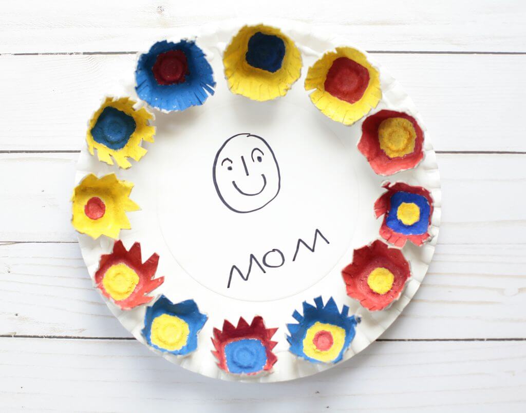 Quick & Easy Mother's Day Portrait Craft Using Paper Plate