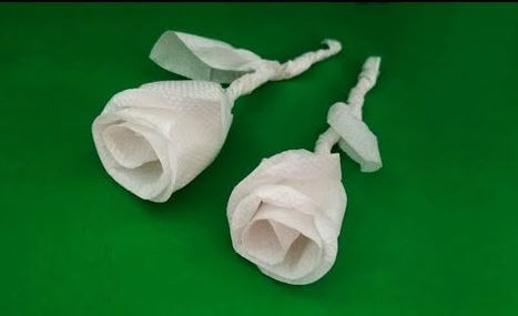 Rose Craft Tutorial With Tissue Paper Tissue Paper Origami Flower Ideas