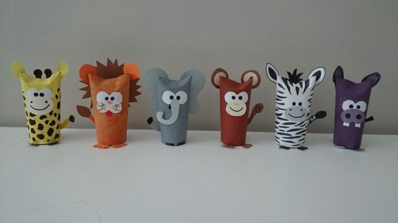 Toilet Roll Animal Crafts for Kids Safari Toilet Paper Roll Animal Craft Idea