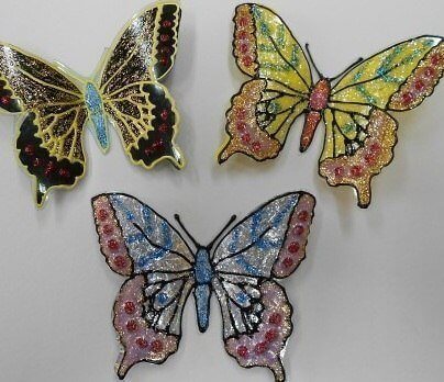 Simple Glitter Butterflies Craft With Plastic Bottles
