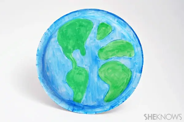 Simple International Earth Day Paper Plate Craft For Kids