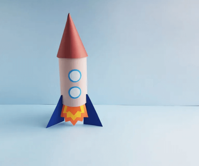 Simple Space Day craft Idea With Cardboard