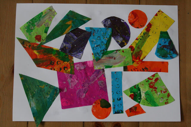 Simple Tissue Paper Painting Art Activity For Preschoolers