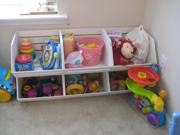 Toy Storage Ideas for Small Spaces Small Space Toy Storage Idea
