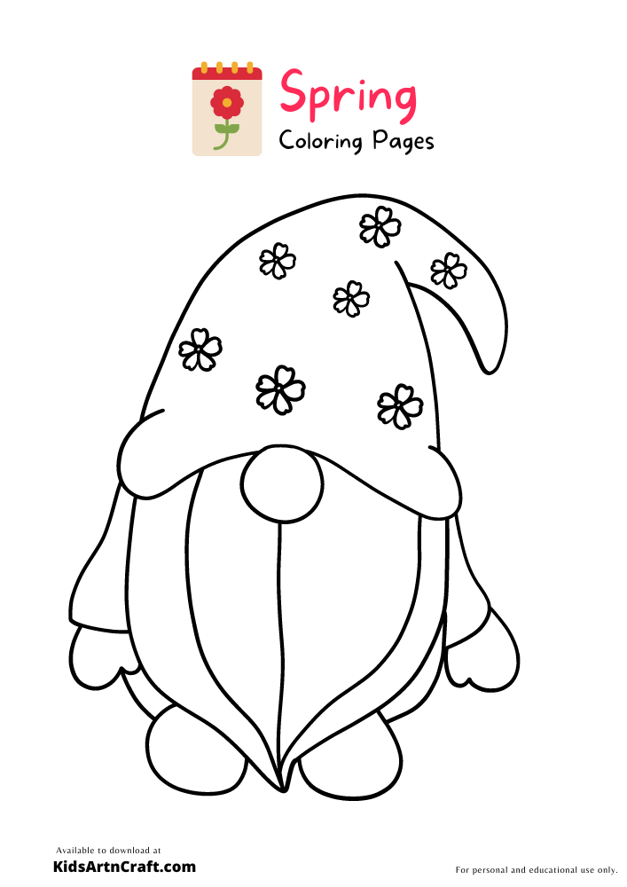 Spring Coloring Pages For Kids – Free Printables
