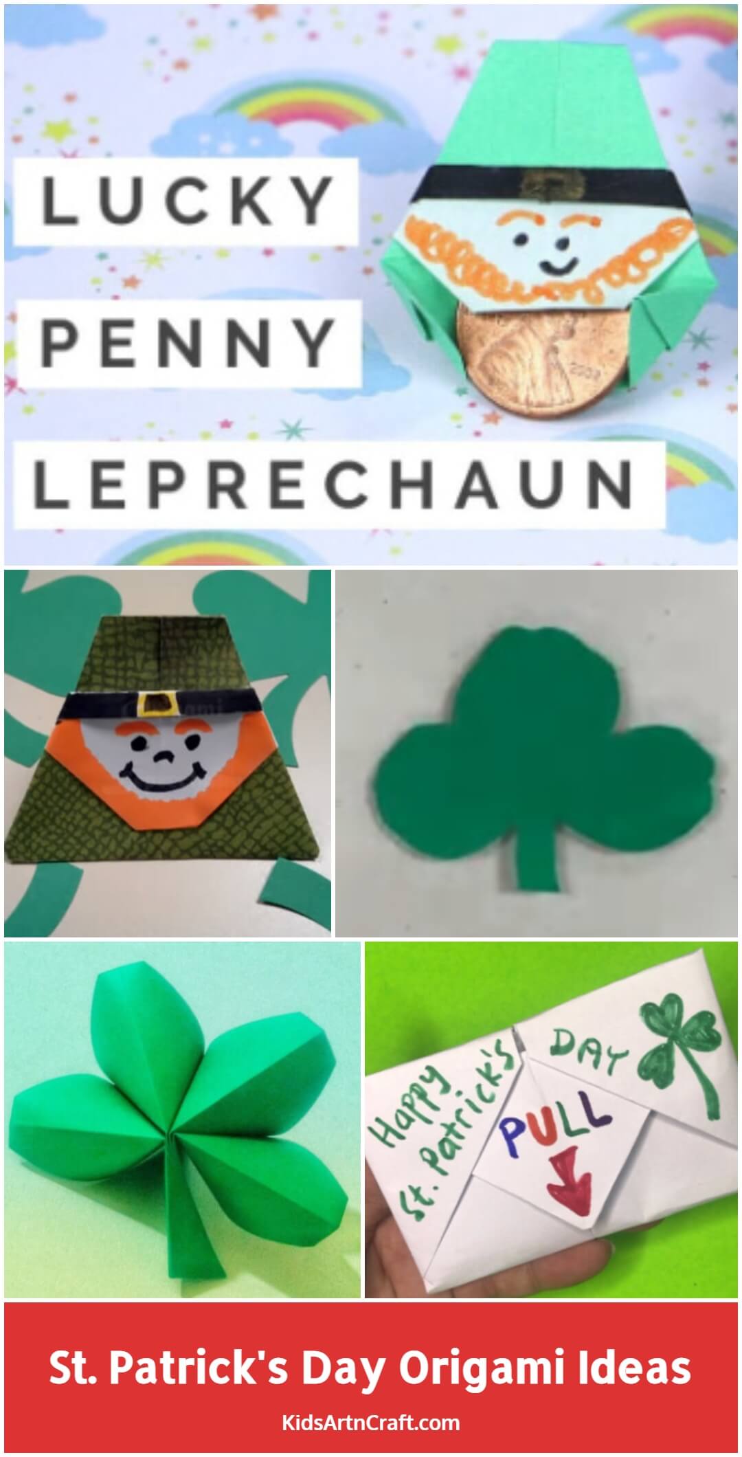 St. Patrick's Day Origami Ideas That Kids Can Make