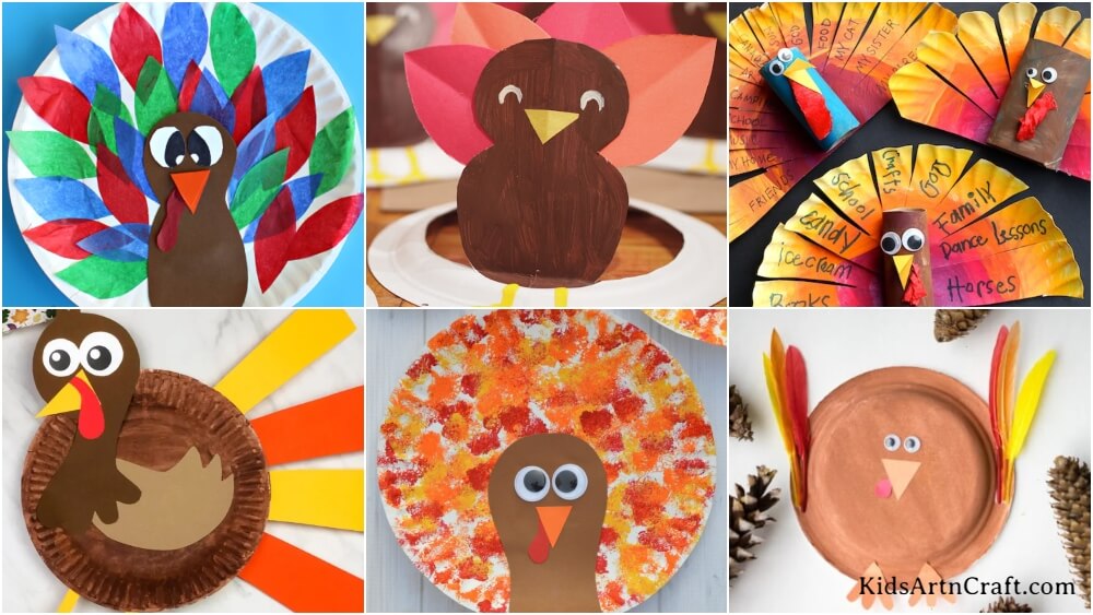 Thanksgiving Paper Plate Crafts For Kids
