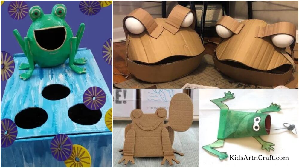 Toad Cardboard Craft For Kids