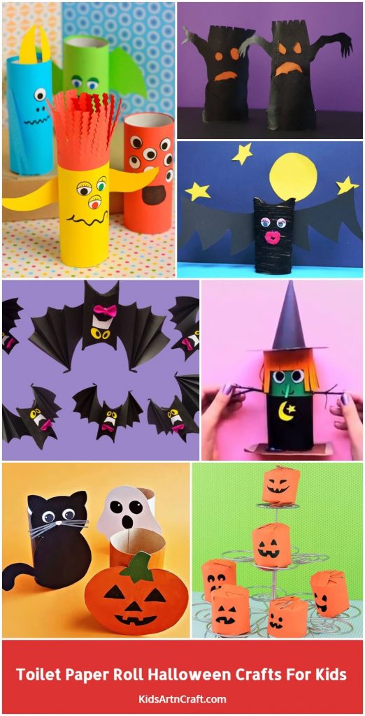 Toilet Paper Roll Halloween Crafts for Kids Kids Art & Craft