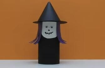 Toilet Paper Roll Witch Craft For Preschoolers