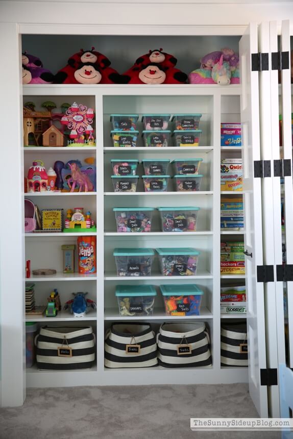 Toy Storage Craft Idea For Playroom