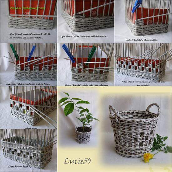 Unique Weaving Basket Craft Tutorial Step By Step