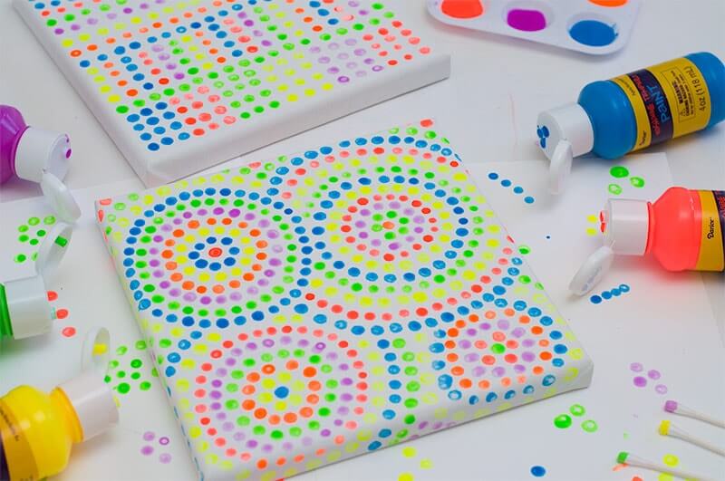 Very Easy Dot Art Idea For Preschoolers