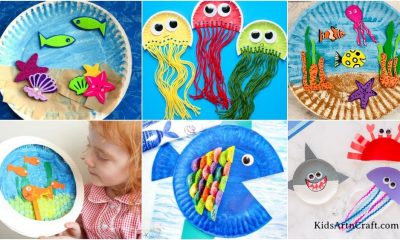 World Oceans Day Paper Plate Crafts for Kids