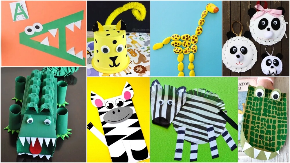 75 Zoo Animal Crafts For Kids - Kids Art & Craft