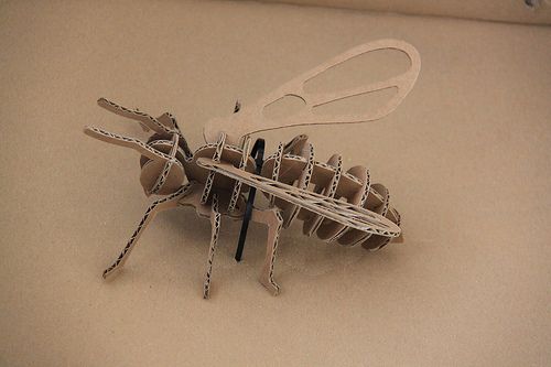 3D Bee Sculpture Craft Project For School
