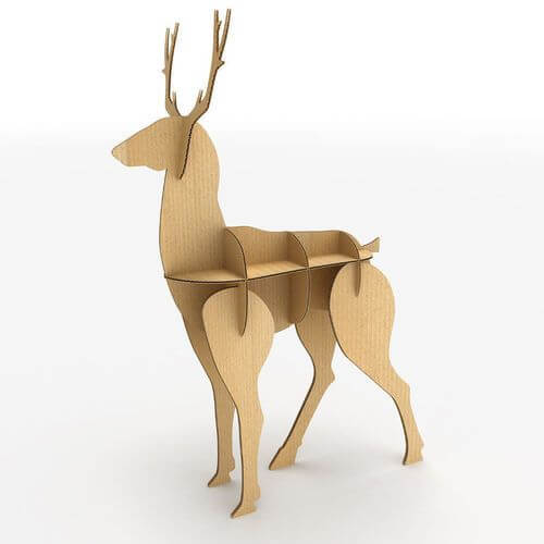 3D Deer Craft With Cardboard For Kids