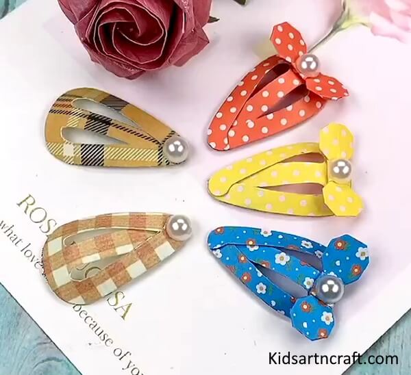 Attractive Hairclips Crafts For Kids