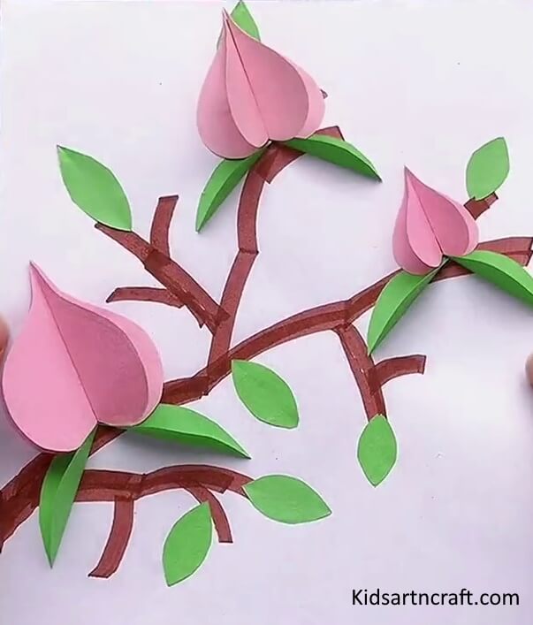 Beautiful 3D Flower Craft For Kids Children's Fun Paper Craft Activities