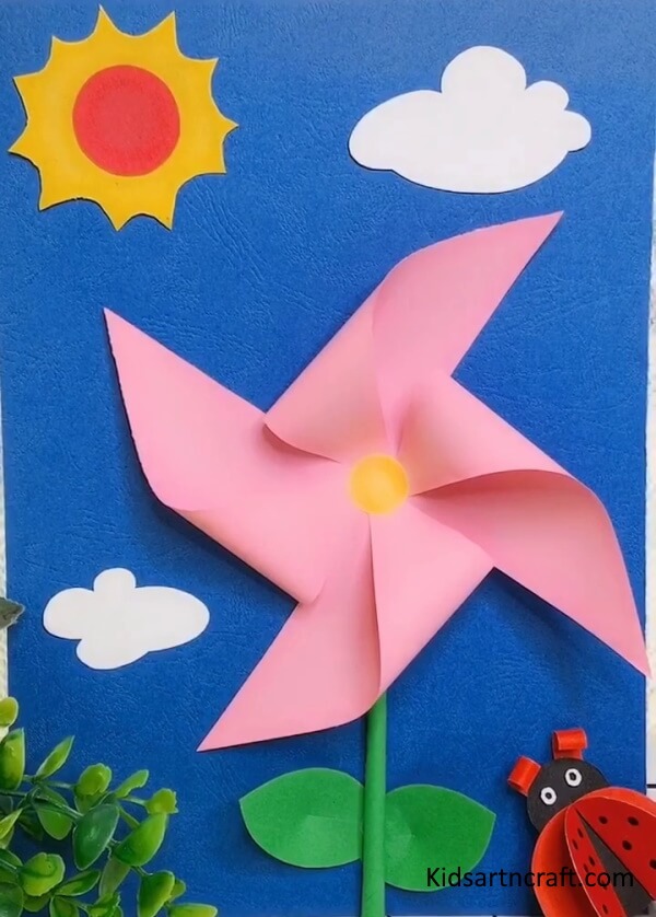 Easy & Simple Paper Pinwheel Craft For Fun