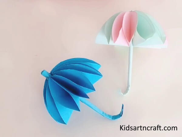 Cute & Simple Paper Umbrella Craft