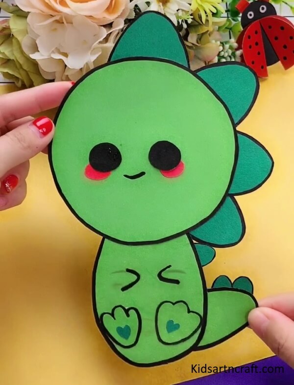Cute Dinosaur Paper Craft Fantastic Paper Crafts Ideas For Kids