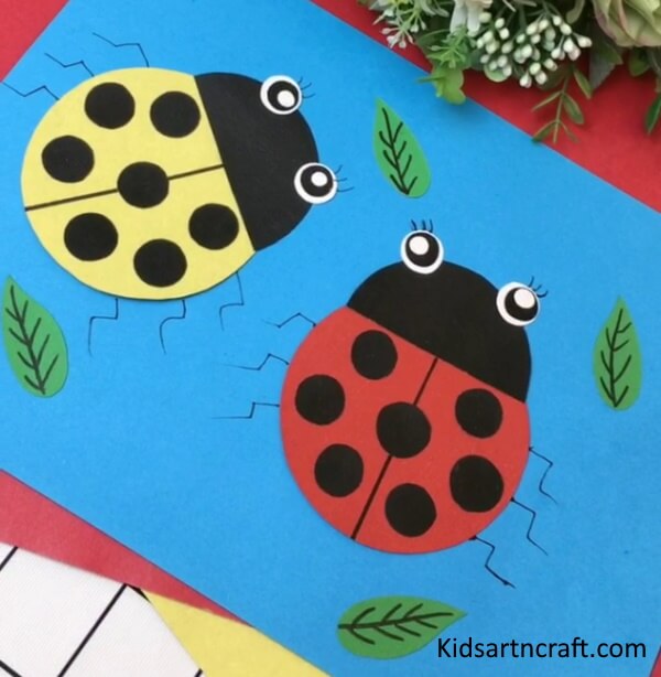 Cute ladybug Craft for Kids