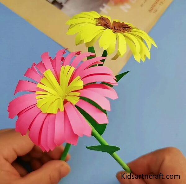 Easy & Simple 3D Paper Daisey Flower Craft