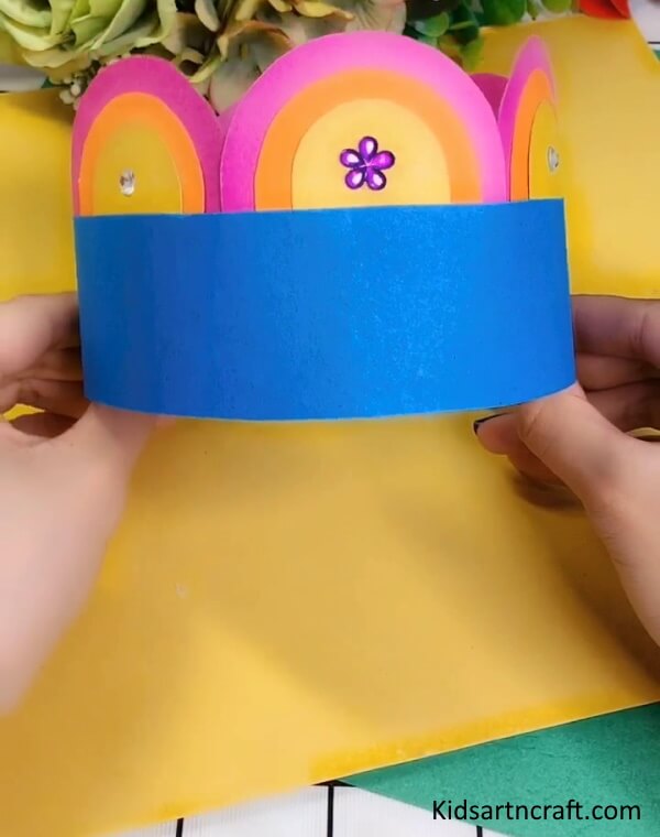 Easy Colorful Paper Crown Craft Simple And Fun Paper Crafts For Kid's School Project