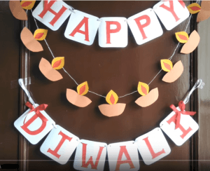 Easy Happy Diwali Decoration Garland Diwali Paper Craft