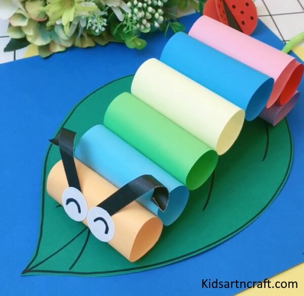 Easy to Make Cute Caterpillar Craft for Kids