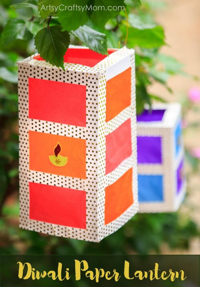 Easy To Make Diwali Paper Lantern Diwali Paper Craft