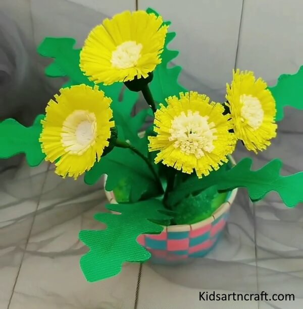 Make Your Home More Elegant with This Beautiful Paper Flower Craft