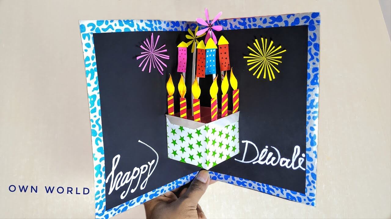 The Paper Friendly Crackers And Candles Diwali Greeting Card Ideas