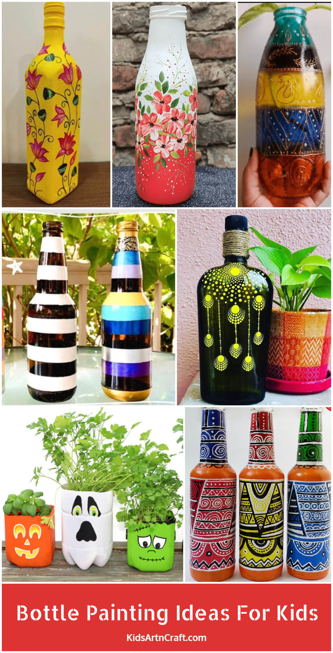 Plastic bottles crafts - Ideas to reuse as garden decorations