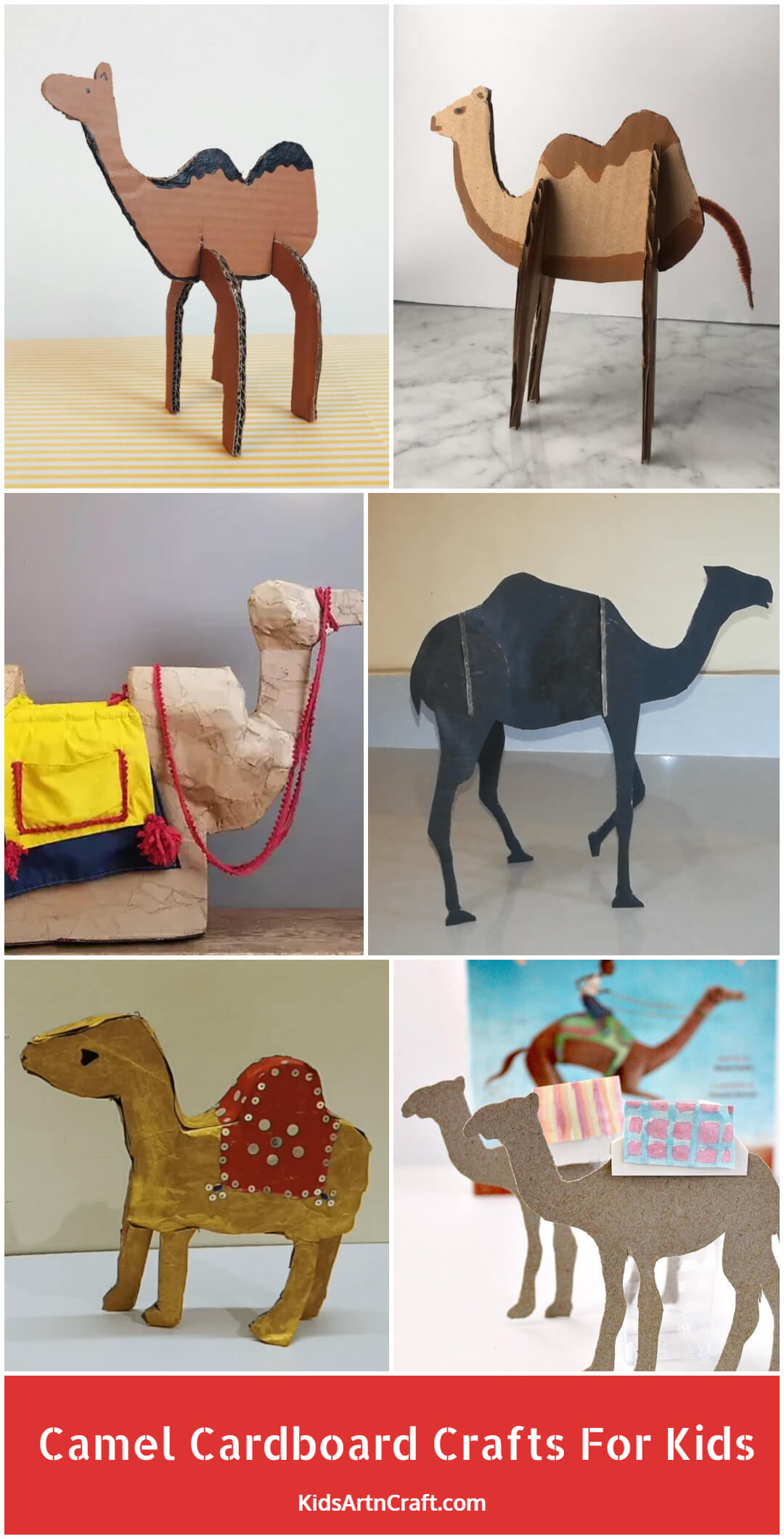 Camel Cardboard Crafts For Kids